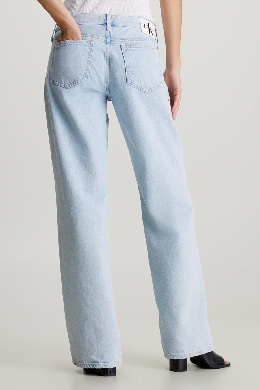 Jeans straight Light blue denim - Calvin Klein