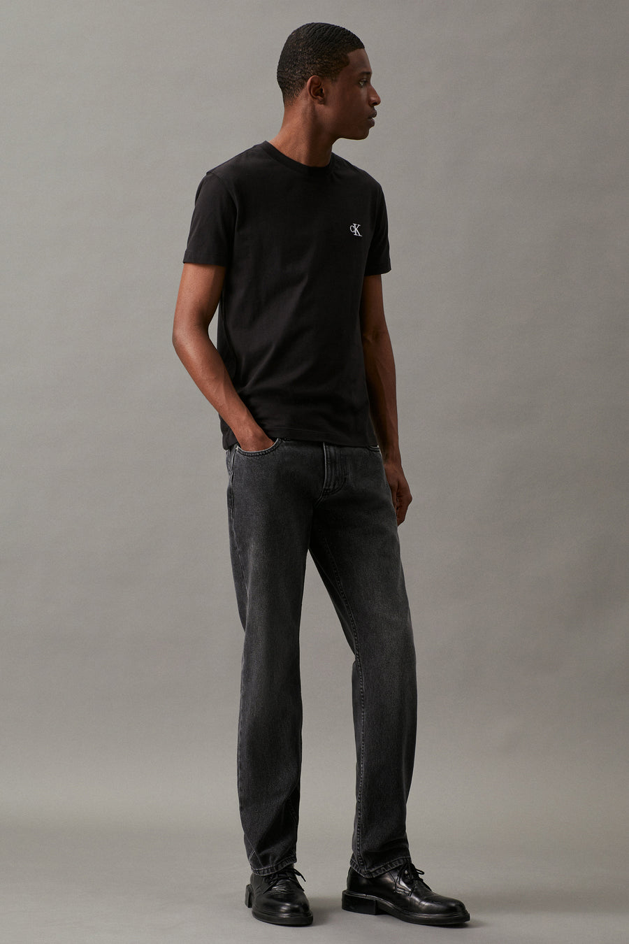 T-shirt (korte mouwen) Zwart - Calvin Klein
