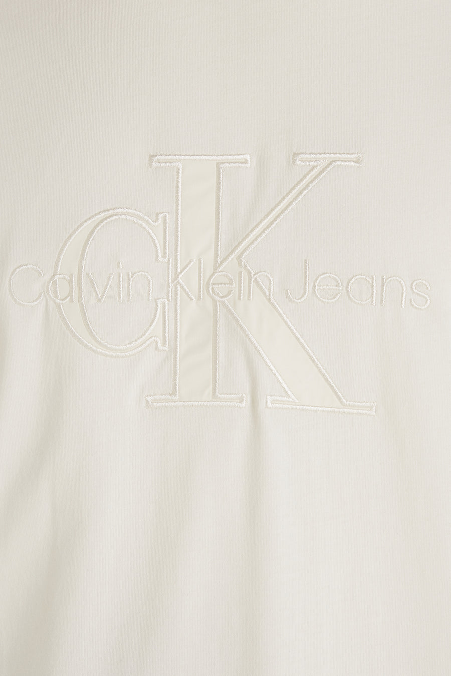 T-shirt (korte mouwen) Ecru - Calvin Klein