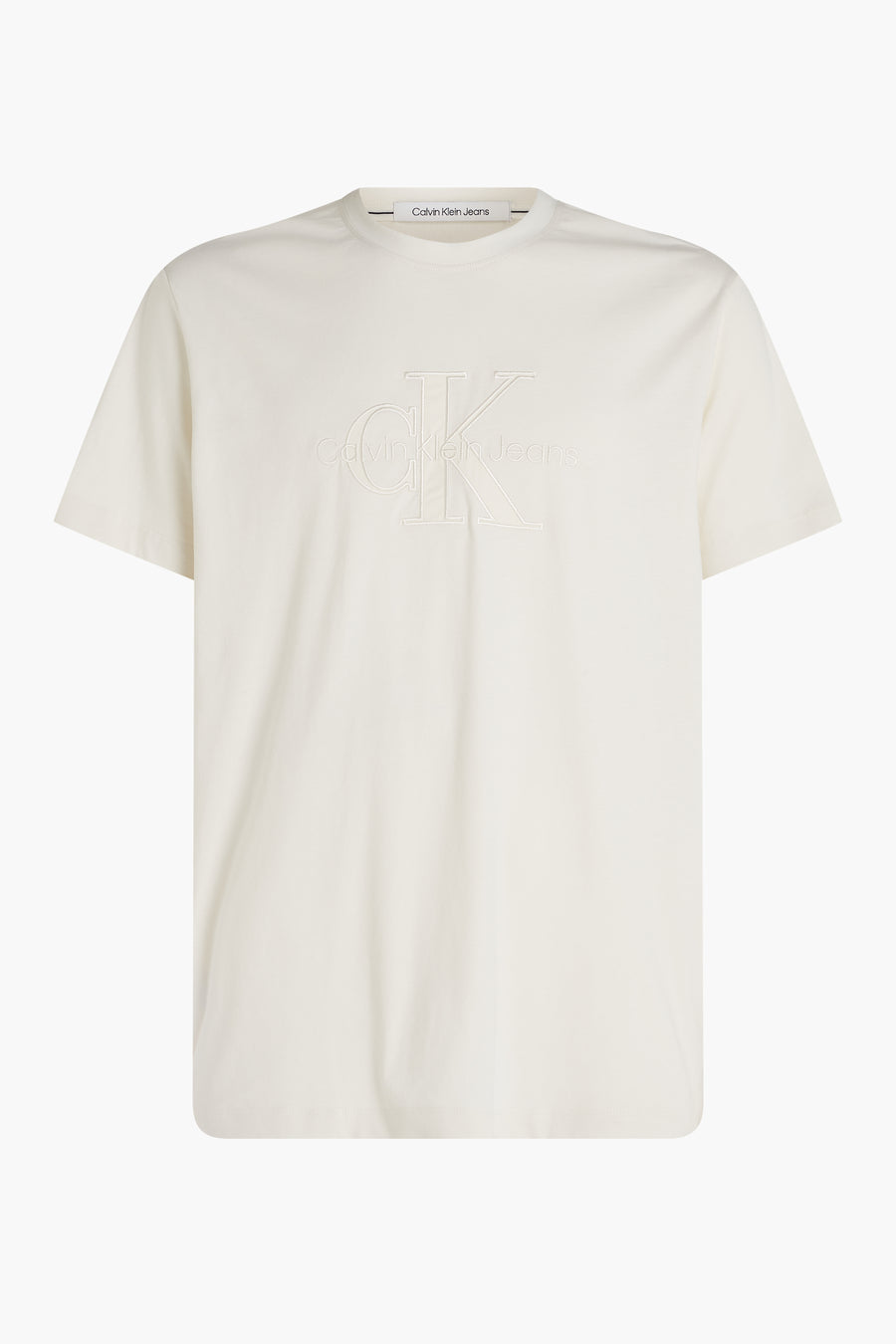 T-shirt (korte mouwen) Ecru - Calvin Klein