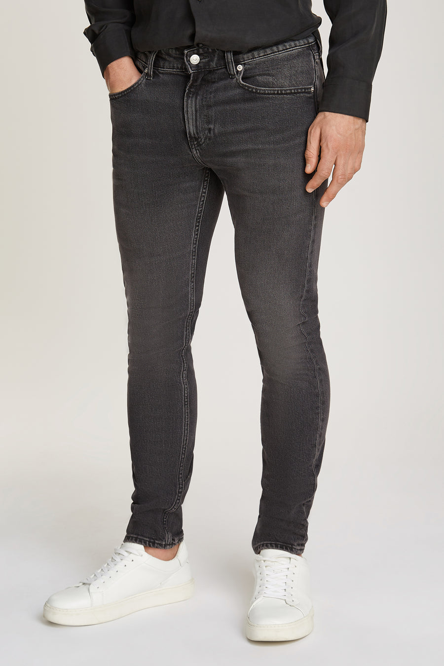 Jeans tapered Dark grey denim - Calvin Klein