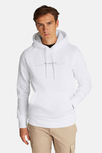 Sweater met kap Wit - Calvin Klein