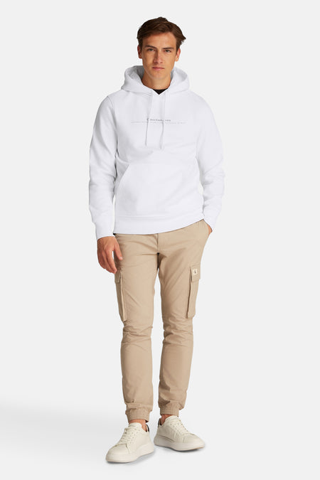 Sweater met kap Wit - Calvin Klein