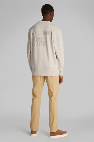 Sweater met ronde hals Beige - Calvin Klein
