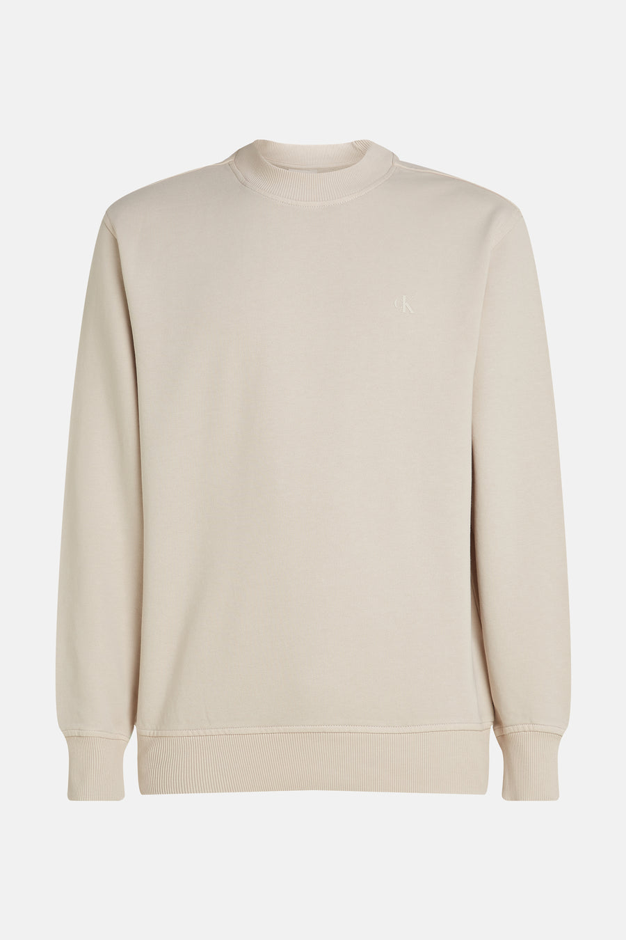 Sweater met ronde hals Beige - Calvin Klein