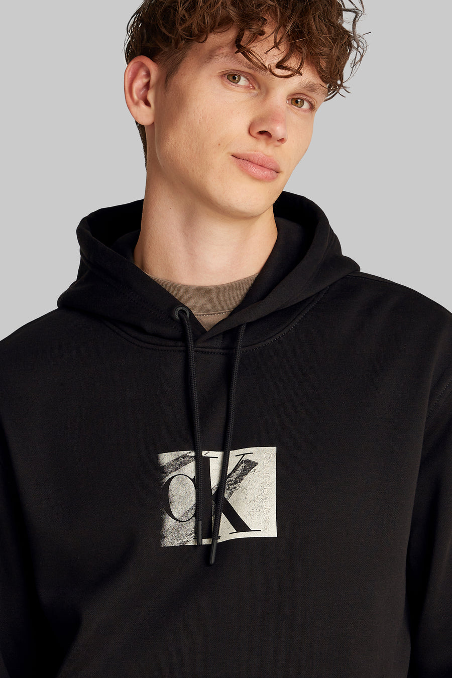 Sweater met kap Zwart - Calvin Klein