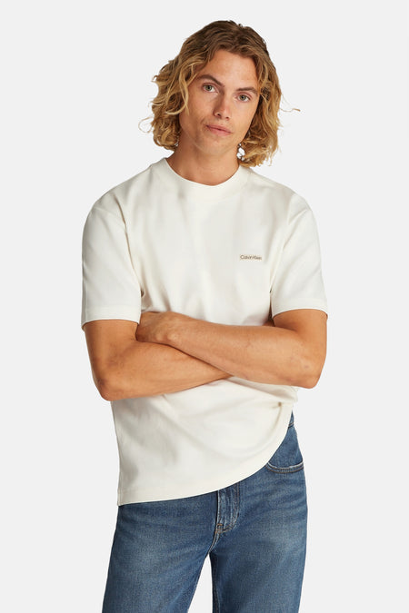 T-shirt (korte mouwen) Ecru - Calvin Klein