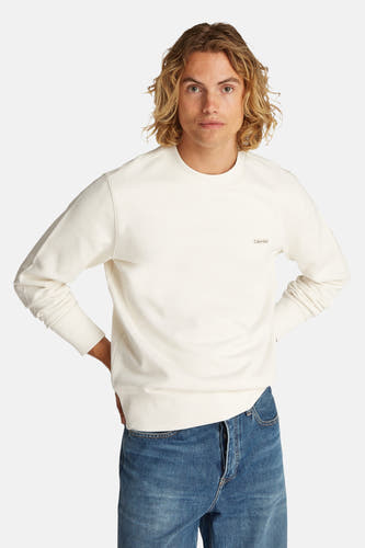 Sweater met ronde hals Ecru - Calvin Klein