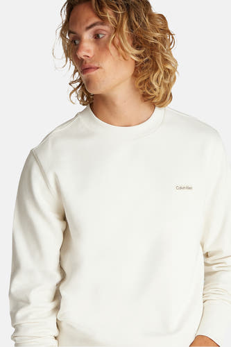 Sweater met ronde hals Ecru - Calvin Klein