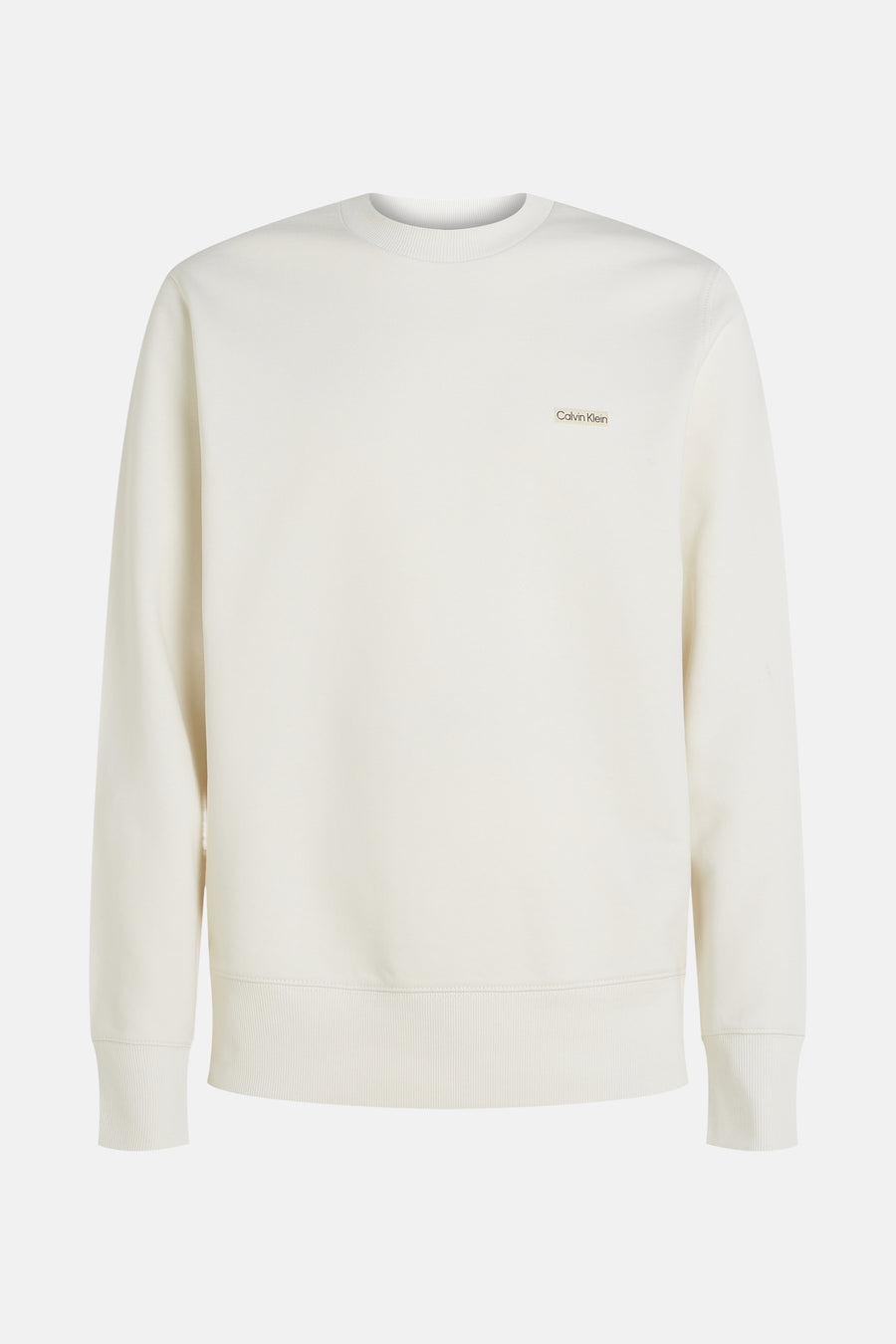 Sweater met ronde hals Ecru - Calvin Klein