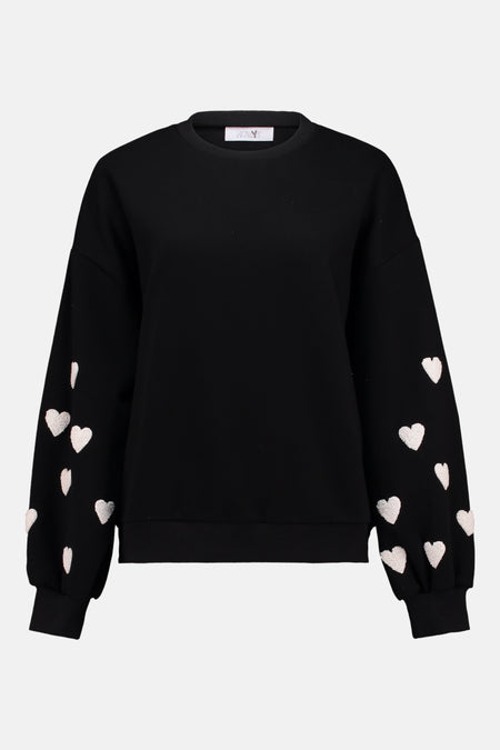 Sweater met ronde hals Zwart - HAILYS
