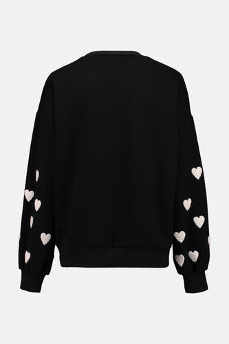 Sweater met ronde hals Zwart - HAILYS