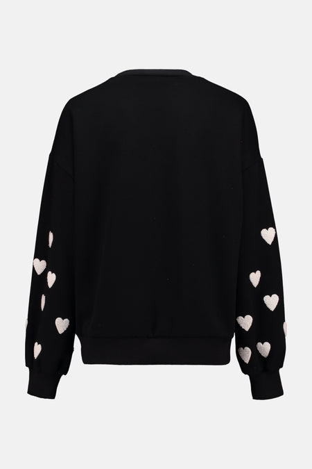 Sweater met ronde hals Zwart - HAILYS