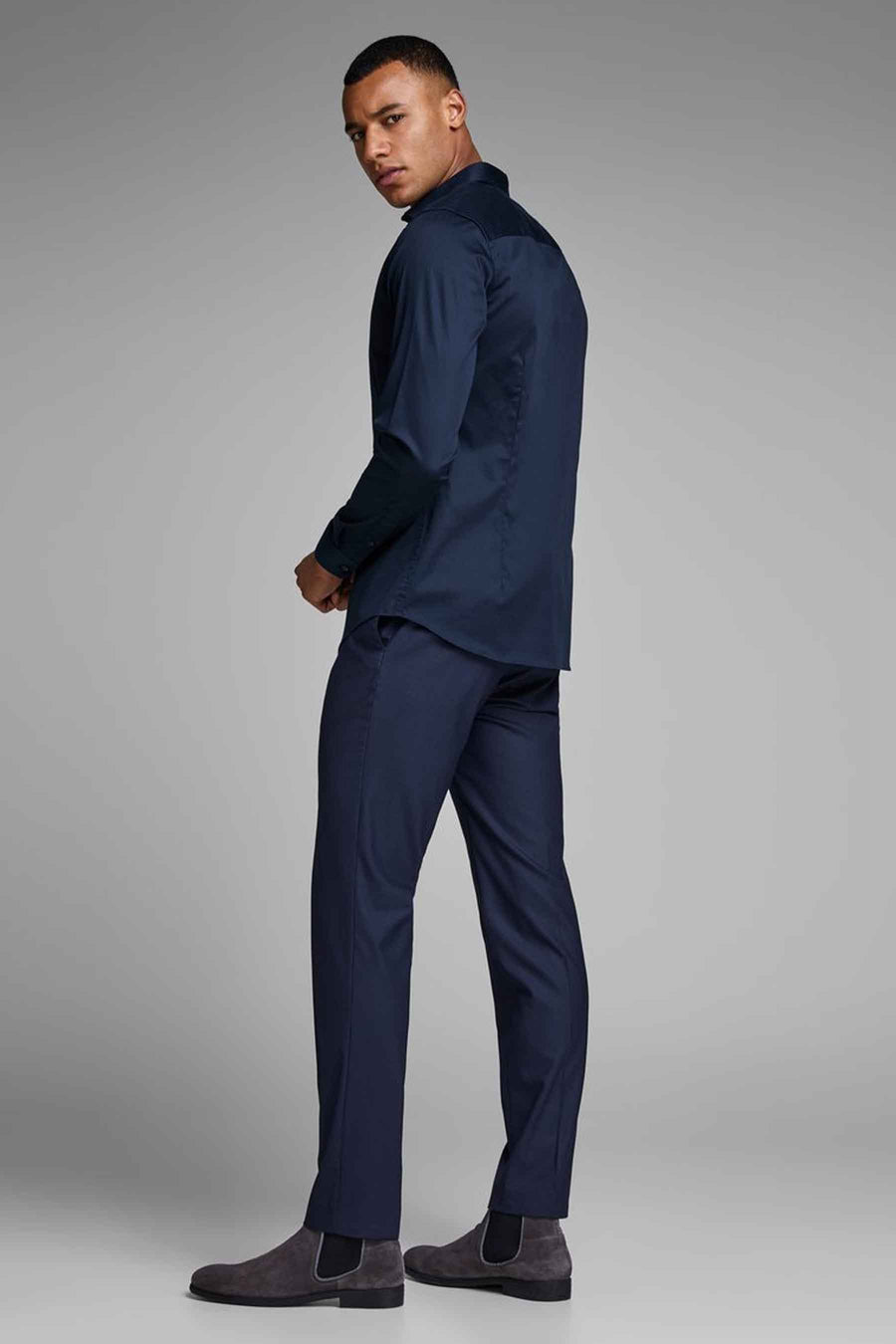 Hemd (lange mouwen) Blauw - PREMIUM by JACK & JONES