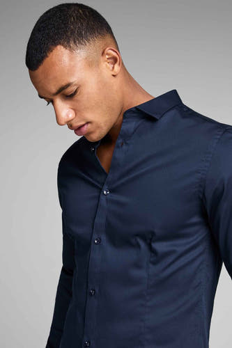 Hemd (lange mouwen) Blauw - PREMIUM by JACK & JONES