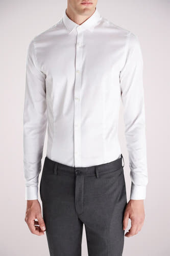 Hemd (lange mouwen) Wit - PREMIUM by JACK & JONES