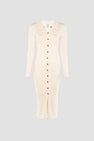 Kleedjes (lange mouwen) Beige - MILLENIUM