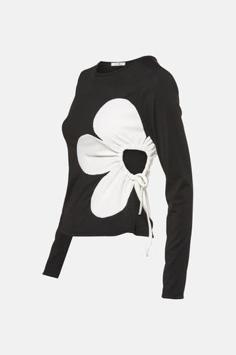 T-shirt (lange mouwen) Zwart - HAILYS