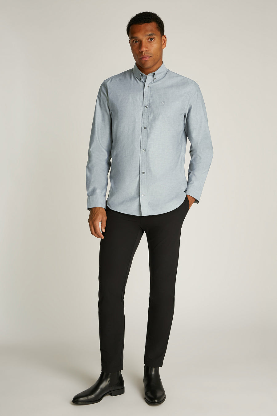 Hemd (lange mouwen) Zwart - Calvin Klein