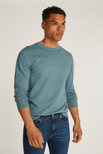 Sweater met ronde hals Blauw - Calvin Klein