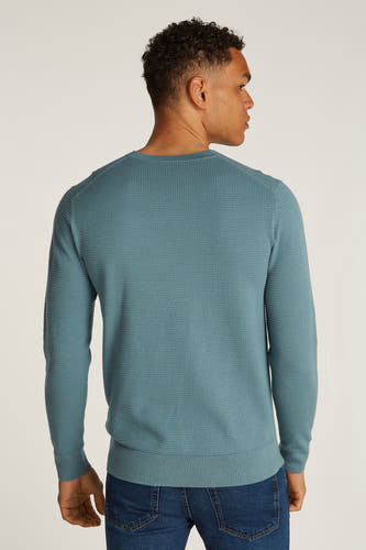 Sweater met ronde hals Blauw - Calvin Klein