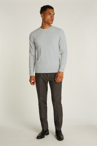 Sweater met ronde hals Grijs - Calvin Klein