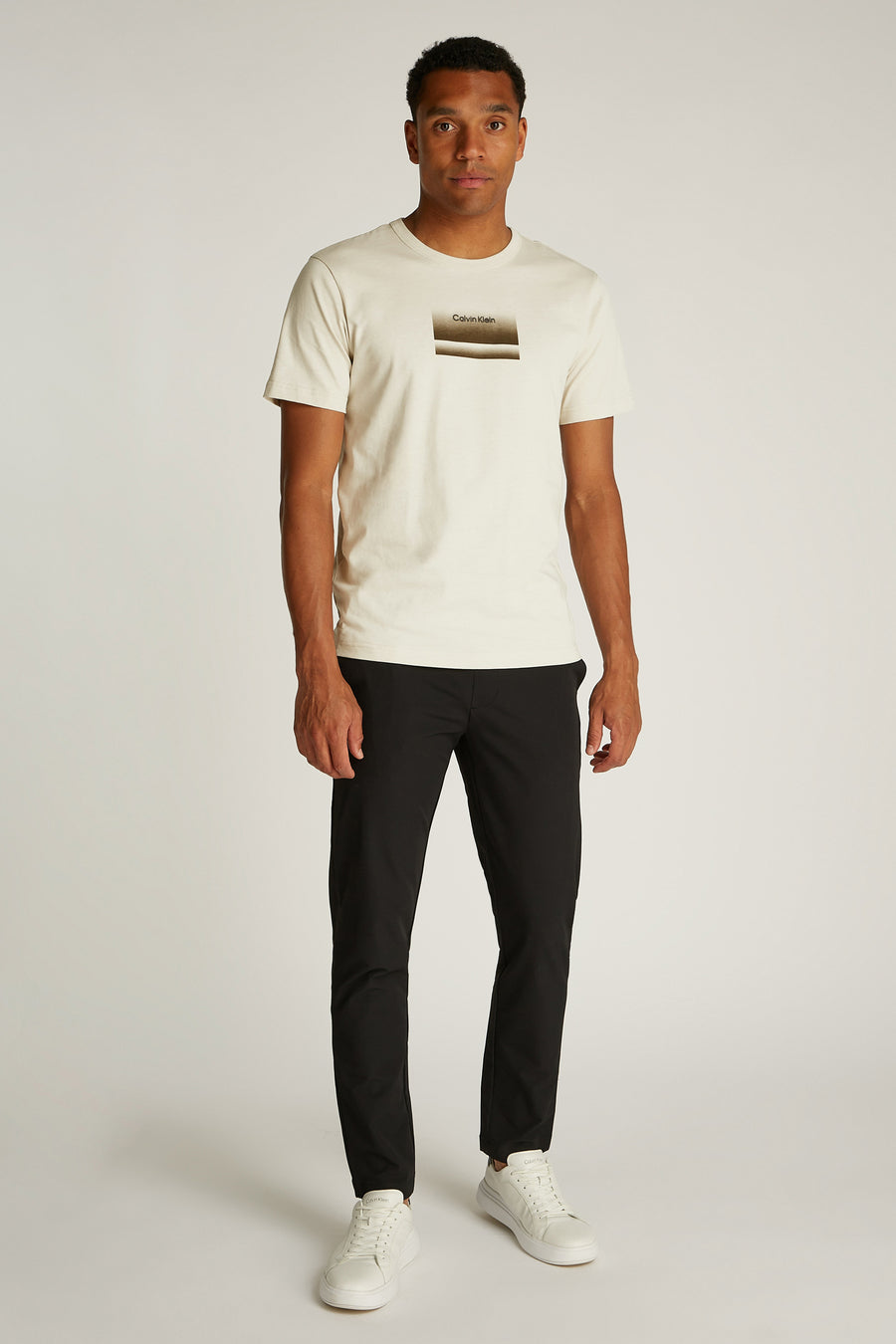 T-shirt (korte mouwen) Beige - Calvin Klein