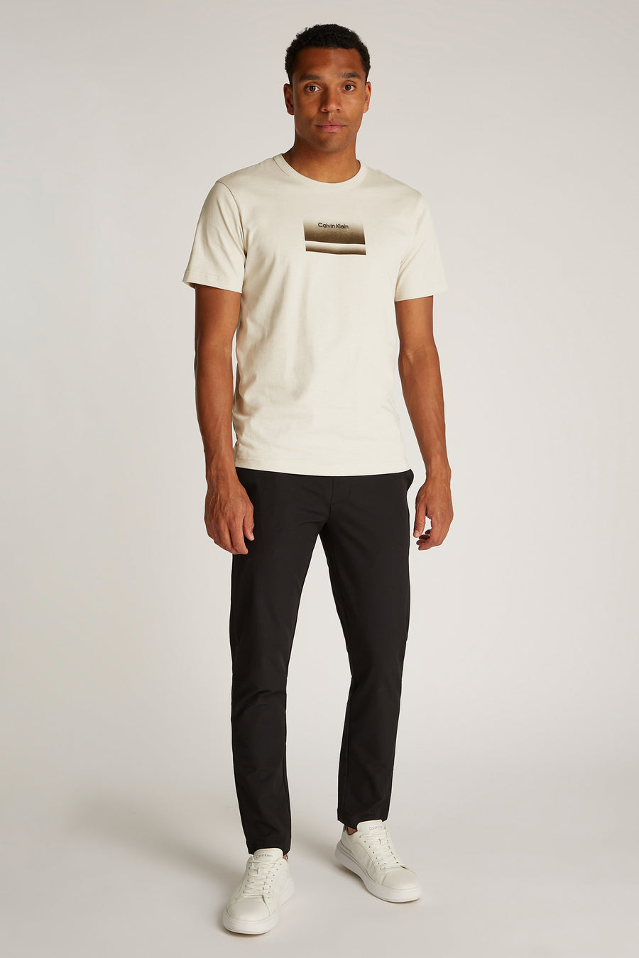 T-shirt (korte mouwen) Beige - Calvin Klein