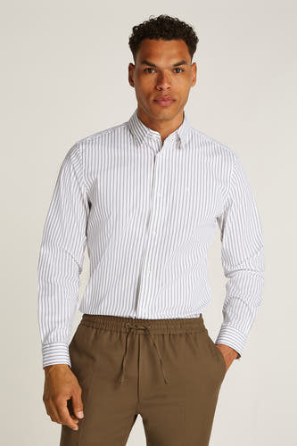 Hemd (lange mouwen) Ecru - Calvin Klein