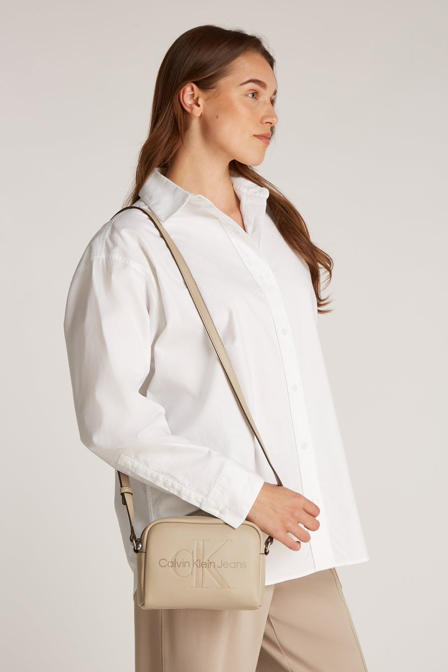 Schoudertas Beige - Calvin Klein