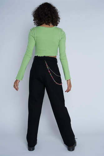 Jeans straight Zwart - DAISY STREET
