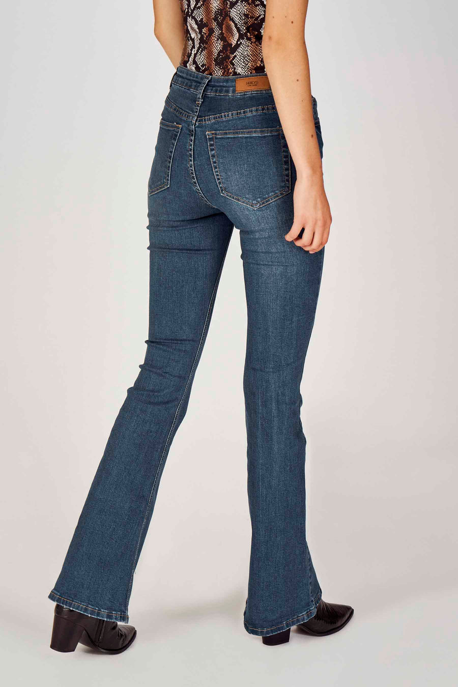 Jeans flared Blauw - HAILYS