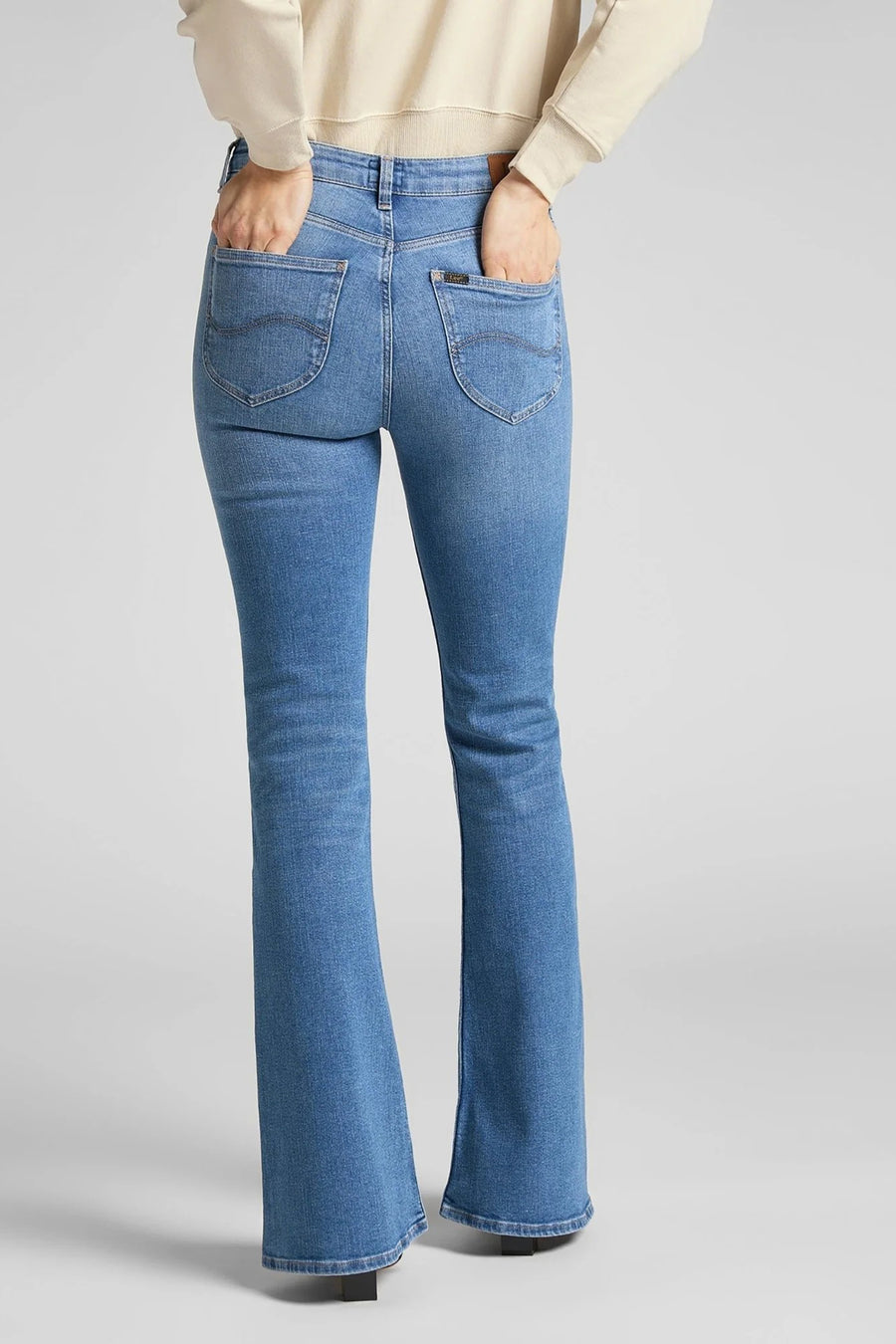 Jeans flared Light blue denim - Lee®