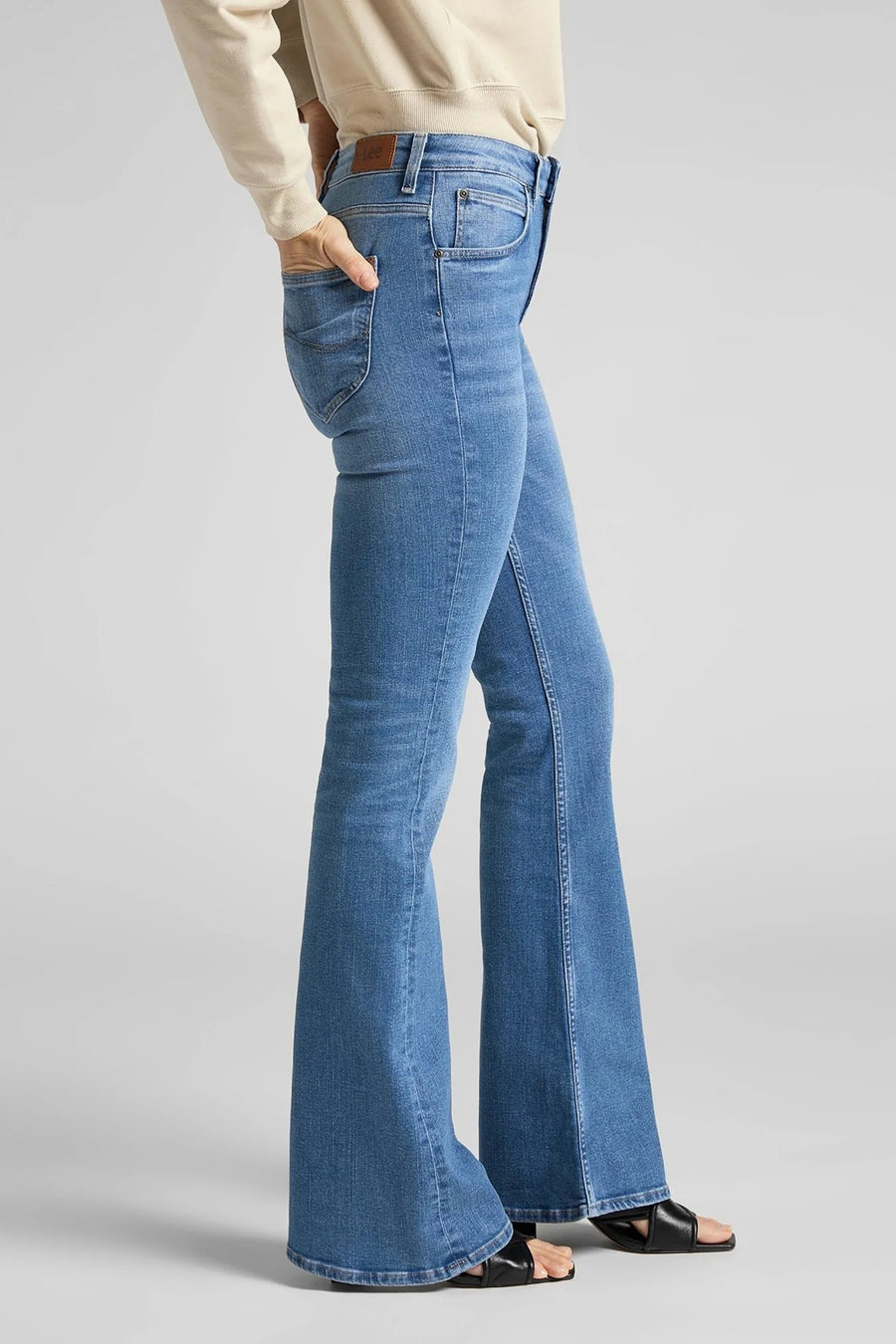 Jeans flared Light blue denim - Lee®