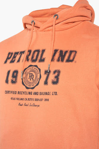 Sweater met kap Oranje - Petrol Industries®