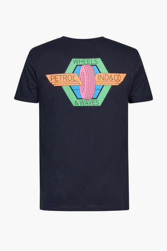 T-shirt (korte mouwen) Blauw - Petrol Industries®