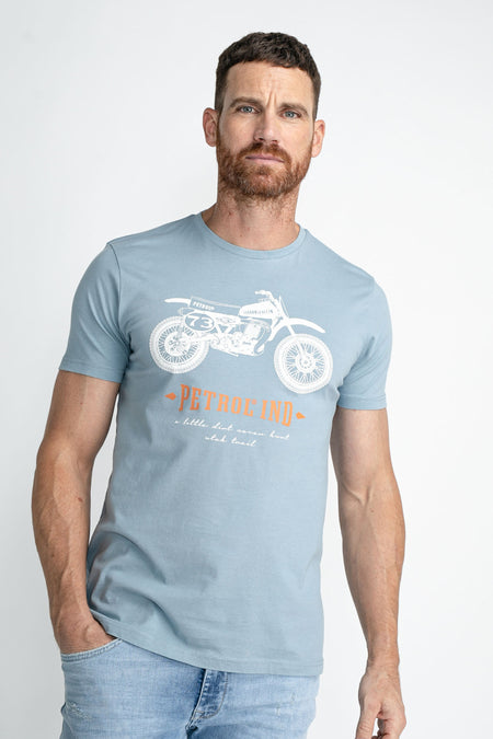 T-shirt (korte mouwen) Blauw - Petrol Industries®