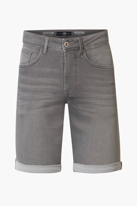 Jeansshort Light grey denim - Petrol Industries®
