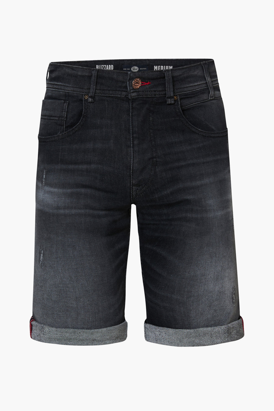 Jeansshort Zwart - Petrol Industries®