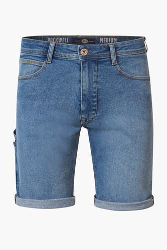 Jeansshort Mid blue denim - Petrol Industries®