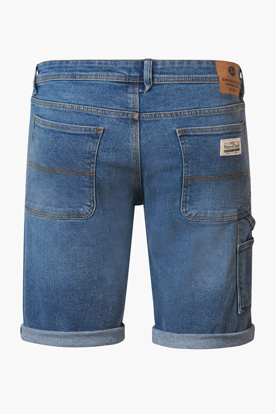 Jeansshort Mid blue denim - Petrol Industries®