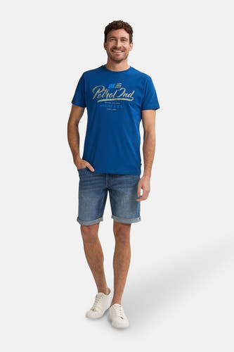 Jeansshort Mid blue denim - Petrol Industries®