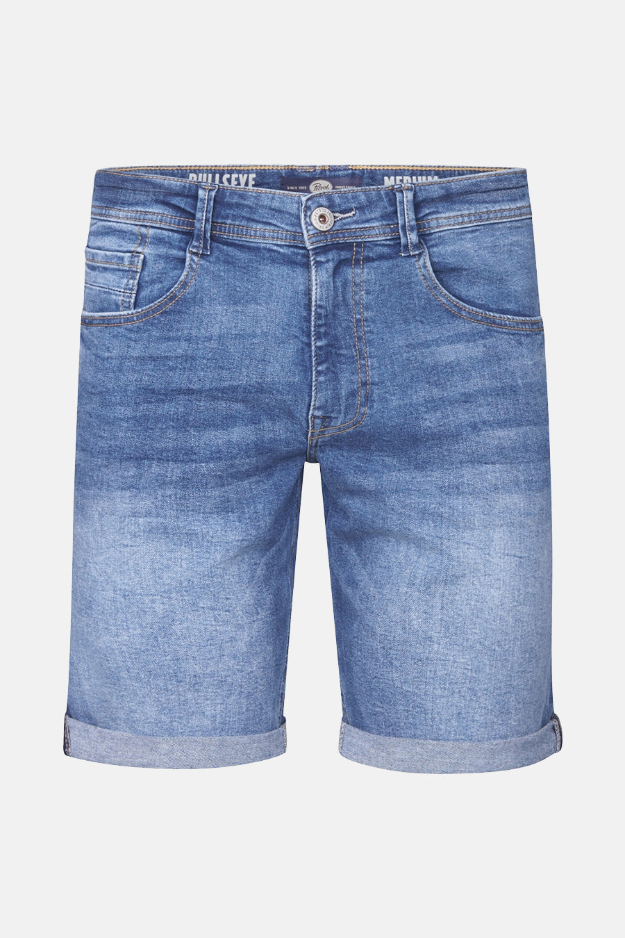 Jeansshort Mid blue denim - Petrol Industries®