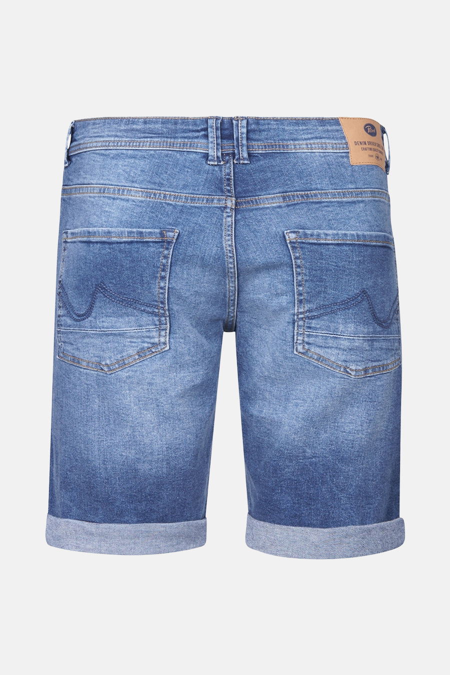 Jeansshort Mid blue denim - Petrol Industries®