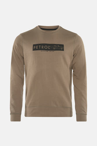 Sweater met ronde hals Beige - Petrol Industries®