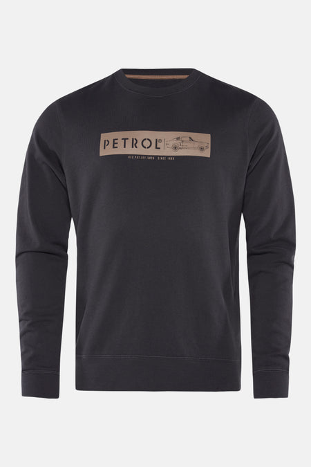 Sweater met ronde hals Zwart - Petrol Industries®