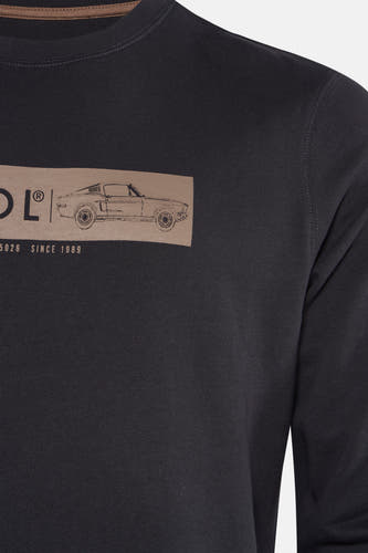 Sweater met ronde hals Zwart - Petrol Industries®