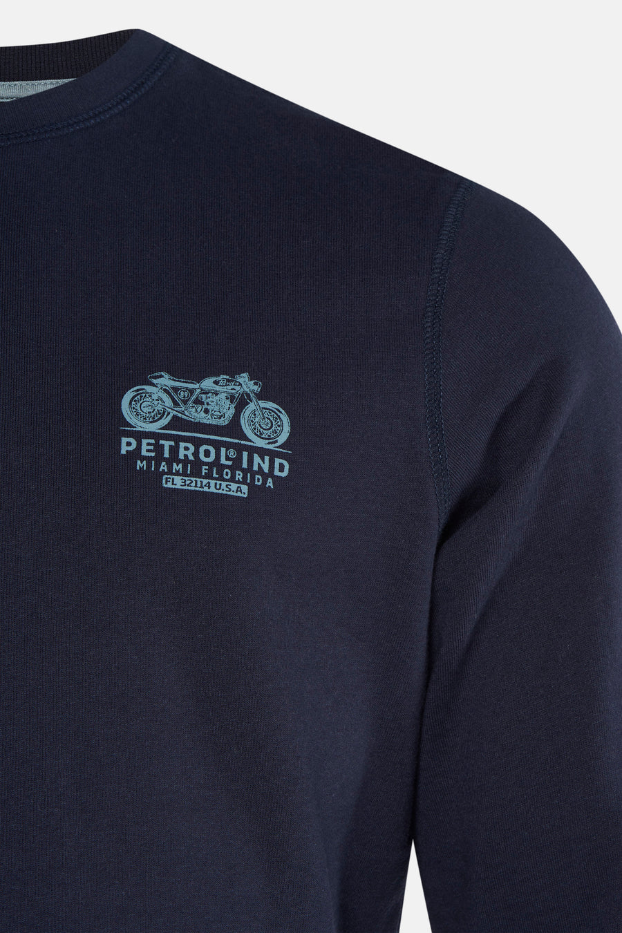 Sweater met ronde hals Blauw - Petrol Industries®