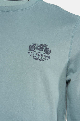 Sweater met ronde hals Blauw - Petrol Industries®