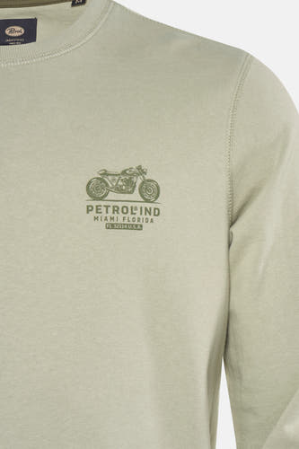 Sweater met ronde hals Groen - Petrol Industries®